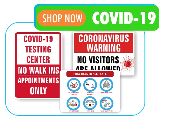 covid-19 signs